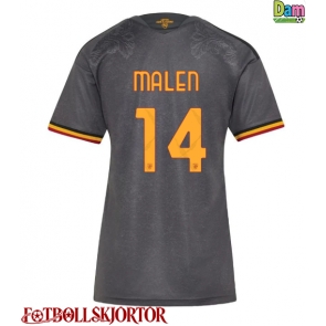 AS Roma Donyell Malen #14 Tredjetröja Dam 2026-27 Kortärmad